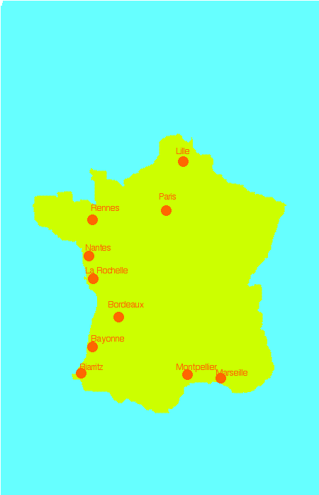 Carte de france 5